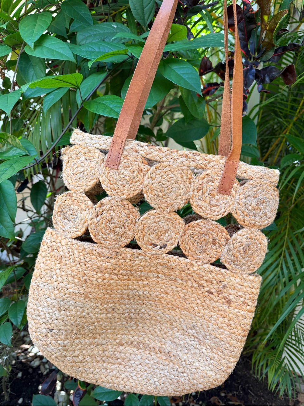 Jute Boho Bohemian Hand Bag